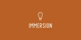 Logo Immersion, lieu d'expérience partenaire BeHype
